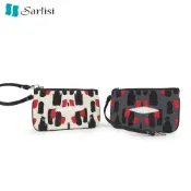 【Sarlisi 】虧本出清夏麗絲泰國新款真皮錢包女長款無拼接珍珠魚皮拉鍊小包時尚手拿包品牌專櫃女士長夾
