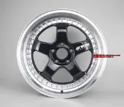 類WORK S1 海拉風 新款大內凹鋁圈樣式 19吋 8.5J / 9.5/ 10.5J 可客製ET值 黑車邊