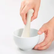 (店+)【KAI 貝印】SELECT100 陶瓷研磨缽(陶瓷磨碎缽／副食品磨泥／芝麻研磨器)