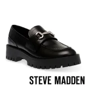 STEVE MADDEN-LANDO-CN 馬銜釦厚底樂福鞋-黑色