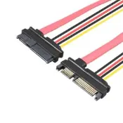 SFF-8482主機板SATA轉接頭7+15PIN電源接SAS轉SATA線SAS硬碟轉接線29P 電源接SAS轉22pi