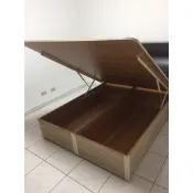 ☆德一家具☆訂製加高無框  5尺雙人後/側掀床 6分木心板 附安全裝置  8色可選 加高無框掀床