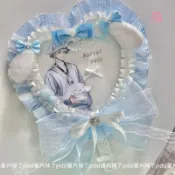 台灣出貨 免運 透明愛心 痛扇 空白透扇 拼貼扇子 手工痛扇 應援扇 diy手工製作 高顏值