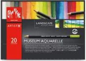 筆殿 瑞士 CARAN D'ACHE 卡達 MUSEUM 博物館級水性色鉛筆 (20色) 風