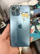 古瓷堂日本回流瓷器 【二手】iPhone 12 Pro Max 藍色 美版128G 後蓋碎裂 屏幕正常 二手便宜出清 蘋果手機 福利機 超值優惠