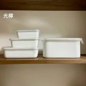 (店+)【野田琺瑯】［拾憩］日本 長方形附蓋保存容器/深型 不易沾染味道 整齊清潔 保鮮盒 分裝盒 便當盒 小保鮮盒 長型保鮮盒