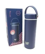 Ricocafe JPK-450 深藍色 真瓷真空保溫杯 450ml 泰豐 股東會紀念品 保溫瓶 附提把 全陶瓷內膽