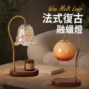 (店+)【折折小舖】🥇絕美鈴蘭花融蠟燈 (贈蠟燭+燈泡) 玻璃花瓣 香氛燈 融燭燈 蠟燭燈 復古 禮物 居家裝飾