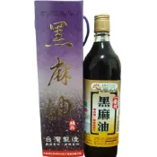 (店+)【亞源泉】一番搾 100％黑麻油禮盒600ml/瓶 1入組