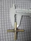 銅製 6mm 水管 汽車 雨刷 噴水管 接頭 雨刮器 玻璃水 連接管 四通 接頭