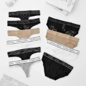 (店+)【Victoria Secret】現貨 Victoria's Secret 維多利亞的秘密 丁字褲 串標 內褲 黑 白 VS 粗帶
