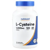【iHerb】Nutricost, L-半胱氨酸，120 粒膠囊（每粒膠囊 500 毫克）