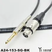 (店+)【YC Sound】200公分 2米 七種色線 銅桿 平衡公頭 轉 6.3mm XLR母 6.35 TRS 雙聲道 立體 XLR母頭 6.5mm 平衡線 平衡線 卡農線 PA外場 監聽喇叭線 麥克風線 平衡式訊號線 監聽線 監聽喇叭線