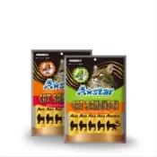 (店+)【ARMONTO 阿曼特】毛孩王 A Star 貓薄荷夾心餡餅 大包裝 袋裝100g 5入裝x3包貓零食 零食