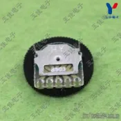 雙聯 撥盤電位器 B503 50K 盤直徑16MM 盤厚度2MM(I2B3) 188-04854