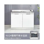 (店+)【林深家具】梳理台/不鏽鋼廚房櫥櫃碗櫃竈臺櫃廚房櫃子儲物櫃組合櫃簡易組裝租房用/廚房流理台櫃/廚具/水槽櫃/廚房櫃