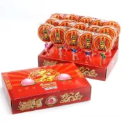 (店+)【晨豐商行】虎爺祝壽麥芽餅/壽.麥芽餅/神尊麥芽餅/傳統黑糖麥芽/生日快樂.聖誕千秋-/虎爺將軍 拜拜最愛麥芽餅虎爺15入麥芽餅禮盒