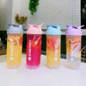 戶外⛅新品 運動搖搖杯 健身杯子 奶昔搖搖杯 帶攪拌球 運動水壺 蛋白質粉大容量便攜水杯 帶刻度 戶外隨身水杯