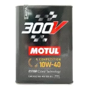 MOTUL 300V COMPETITION 10W-40全合成機油 2L (法國原裝/酯類核心/汽車賽道等級/專業鐵罐裝)
