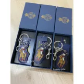 免運✨台灣現貨✨美國🇺🇸Polo Ralph Lauren 專櫃POLO熊熊 皮件 真皮 短夾 卡夾 吊飾 鑰匙圈 皮夾
