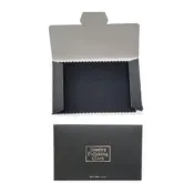【豪划算🔨】訂製 經典黑色 紙卡包裝 拋光布 加厚 鹿皮絨 擦銀布 纖維布 打磨布 擦亮布 拋光工具