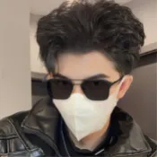痞帥半框眼鏡墨鏡男款開車專用防強光防紫外線太陽眼鏡74227