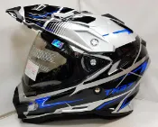 頭等大事安全帽 THH TX-27SP TROOPER 騎兵 金屬銀藍 雙用越野帽 雙鏡 雙D扣 全可拆內襯贈好禮+免運