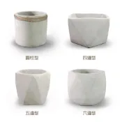 【植說】小水泥盆 園藝盆裁 多肉植物 仙人掌 圓柱型 四邊型 五邊型 六邊型 多肉花盆 盆器 花盆花器 水泥盆模具