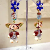 TIMBEE LO 小魔怪耳環 SWAROVSKI 水晶 貼鑽