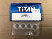 港都RC TITAN泰德 .12~.18排氣管矽膠襯(20501)