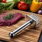 3116加厚不銹鋼紮肉針 不銹鋼鬆肉針 斷筋器 叉肉針 嫩肉錘 插肉針 嫩肉針 醃肉針 入味針牛排針 鬆肉器