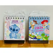 全新正品 2026 迪士尼 迷你桌曆 三角小桌曆 維尼 玩具總動員 史迪奇 行事曆 桌上迷你月曆 備忘錄 台灣製