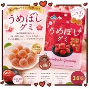 日本 JA紀南 梅 軟糖 36g 紀州梅 日本梅子軟糖 梅子軟糖 和歌山紀州產 紀州南梅 日本梅子 日本梅子軟糖 梅子