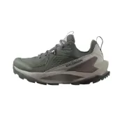 (店+)【salomon】L47697600 薩洛蒙 Elixir MID GORE-TEX柔軟舒適 防水 低幫 徒步鞋 女款 燧石灰