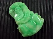 [天作之合] 白底青玉墜《福德正神土地公》《A貨》《特價只給第一標》