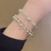 墨韵書香 熱賣中甜美風鈴鐺手鍊女夏ins小衆輕奢精緻古風有聲閨蜜手環學生禮物