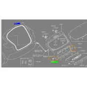 日產大盤 NISSAN 原廠 JUKE F15 引擎蓋 調整橡皮 後蓋 固定橡皮