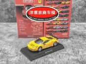 （可開發票/報價單）1:64 京商 kyosho 法拉利 458 Italia GT2 黃色 Ferrari 賽道車模