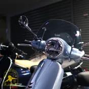 【偉士計劃】Vespa 進口 原廠 小風鏡 風鏡 短風鏡 燻黑 LX LT