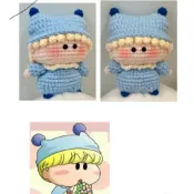 🪄ミルモでポン!🪄魔法咪路咪路 週邊 玩偶成品純手工編製魔法咪路咪路衕款鑰匙扣掛件小玩偶 LSDO