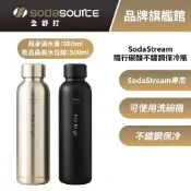 Sodastream隨行碳酸不鏽鋼保冷瓶 適用SodaStream氣泡水機 可取代原PET卡扣水瓶