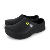 HANG TEN 廚師鞋 工作鞋 拖鞋 懶人鞋 男鞋 女鞋 MIT台灣製 防水 減壓 透氣 散熱 排汗 耐磨 防滑 黑黃