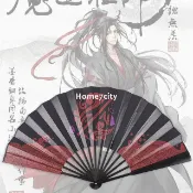 臺灣出貨💯免運🔥魔道祖師周邊 魔道祖師折扇子古風周邊COS動漫折扇忘祖師羨二次元藍忘機絹布扇 交換禮物