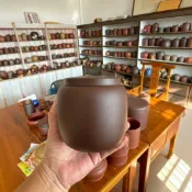 全球選品1館 生活百貨 宜興紫砂茶葉罐中小號醒茶罐普洱茶倉精品手工正宗原礦紫泥