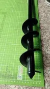 平價品 中間管徑為空心的 鑽土鑽頭 80mmx600mm 電鑽 電鑽鬆土翻土用鑽土鑽頭-挖土鑽頭 挖土鑽尾 鑽土機 鑽孔
