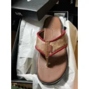 正品 coach 男士涼鞋,標誌性人字拖