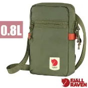【Fjallraven 小狐狸】多功能隨身袋 0.8L 手機袋 胸包 側背包 皮帶腰包 護照包 北極狐/綠 23226