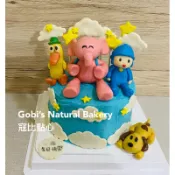 寇比 大象 鴨鴨 卡通人物 狗狗 造型蛋糕蛋糕 生日蛋糕