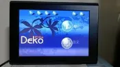DEKO MF70D4 銀色奇機 7吋高解析度數位相框 內部電池已不蓄電 需插電使用 數位相框 附 皮套 變壓器 傳輸線