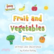 【三民網路書店】Fruit and Vegetables Fun: A Jelly Wobble Early Learning Book 作者：Katie Katay